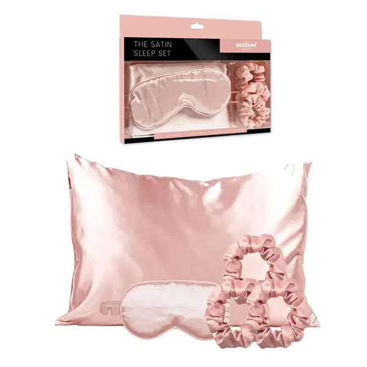 SATIN SELF CARE SLEEP SET