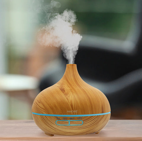 Wood Grain Cool Mist Diffuser