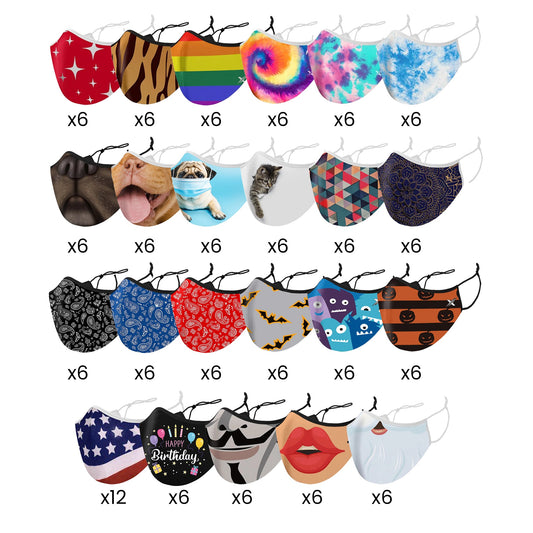 Adult's Assorted Pack - 144 Masks