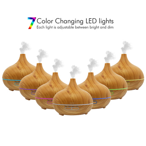 Wood Grain Cool Mist Diffuser