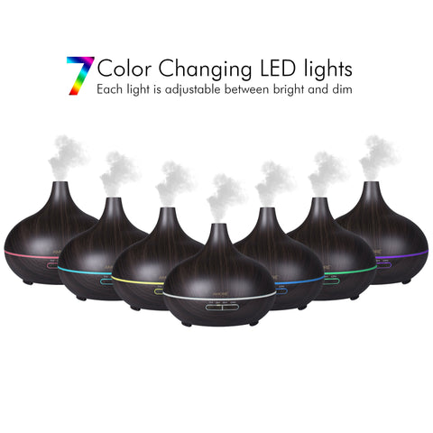 Wood Grain Cool Mist Diffuser