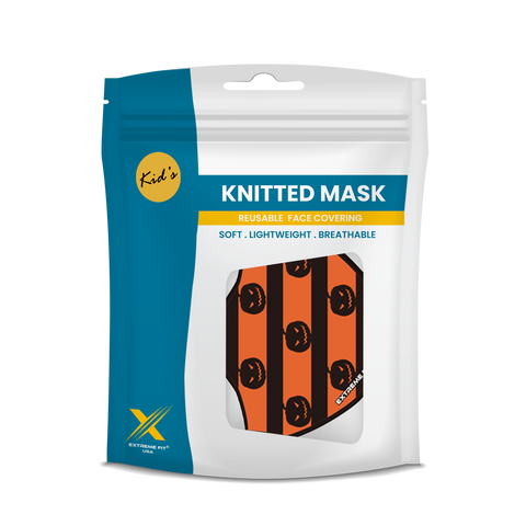 Kid's Halloween Themed Dual-Layer Reusable Face Masks