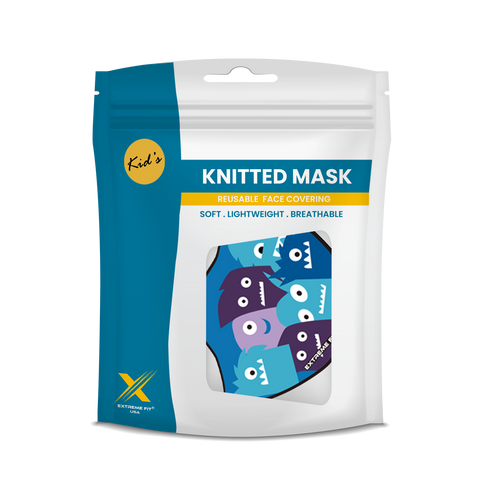 Kid's Halloween Themed Dual-Layer Reusable Face Masks