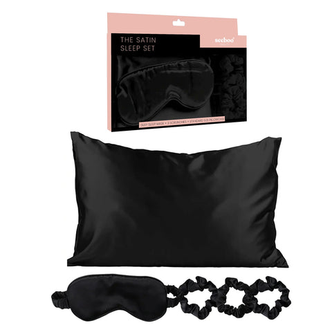 SATIN SELF CARE SLEEP SET