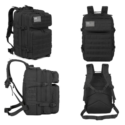 Large Military Army Tactical Backpack Molle Bag Bug Out Bag Hiking Trekking