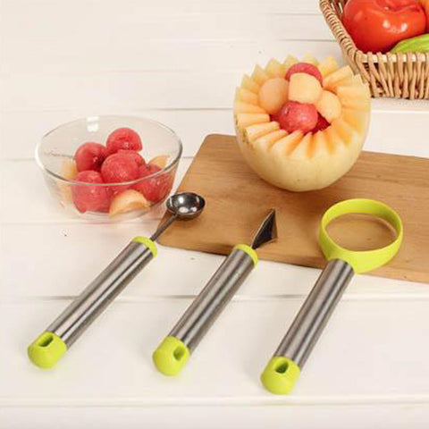3-Piece Set: Fruit Carving Collection