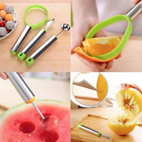 3-Piece Set: Fruit Carving Collection