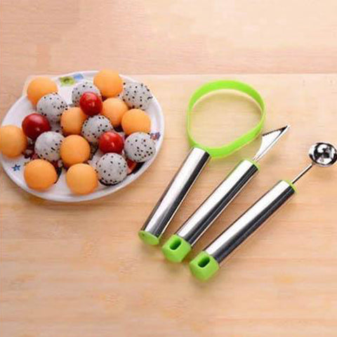 3-Piece Set: Fruit Carving Collection