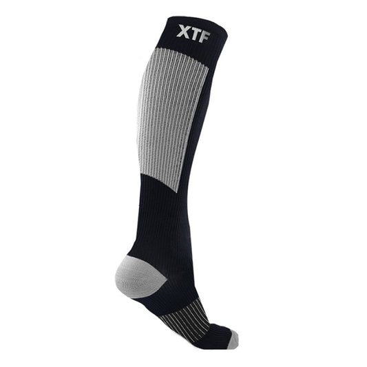 COPPER-INFUSED COMPRESSION SOCKS - GRAY