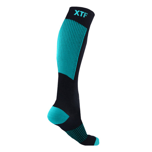 COPPER-INFUSED COMPRESSION SOCKS - SKY