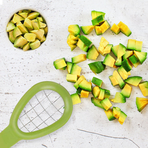 Stainless Steel Easy Avocado Slicer And Perfect Cubing Tool