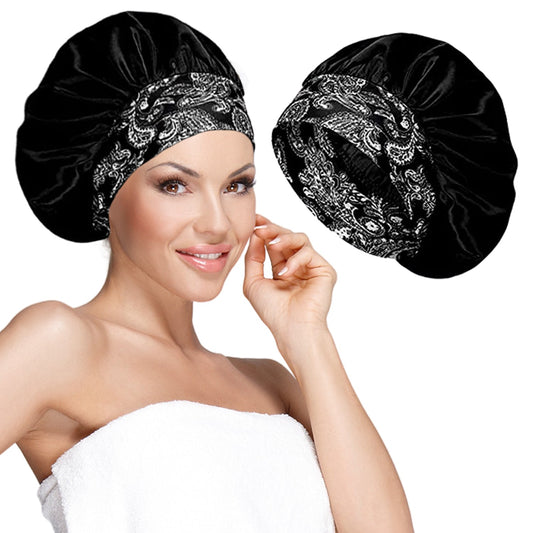 Women's Silky Satin Head Scarf Hair Wrap Cap Hat Headband