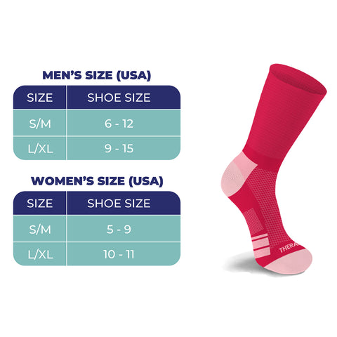 2-Paris: Non-Binding Loose Fit Cotton Diabetic Crew Socks