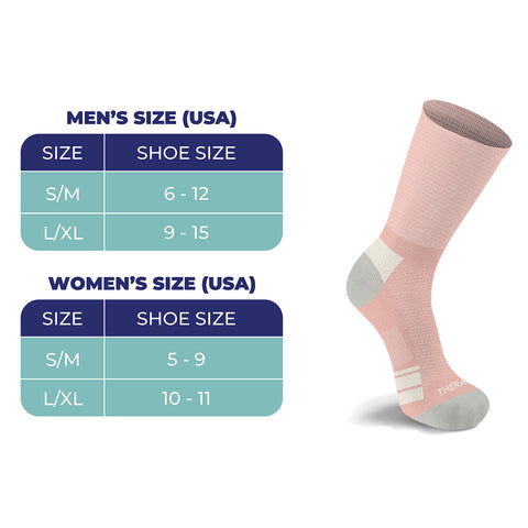 2-Paris: Non-Binding Loose Fit Cotton Diabetic Crew Socks