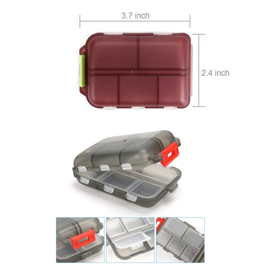 Travel Size Pill Organizer (2-Pack)