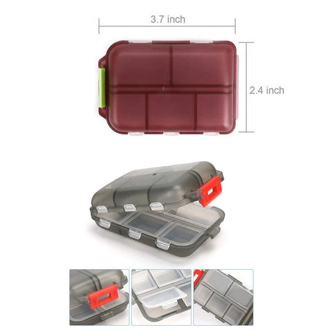 Travel Size Pill Organizer (2-Pack)