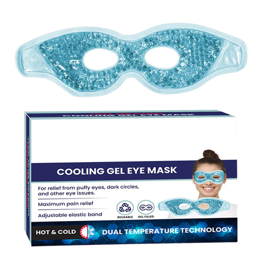 Hot Cold Therapy Eye Mask & Headband Wrap for Migraines