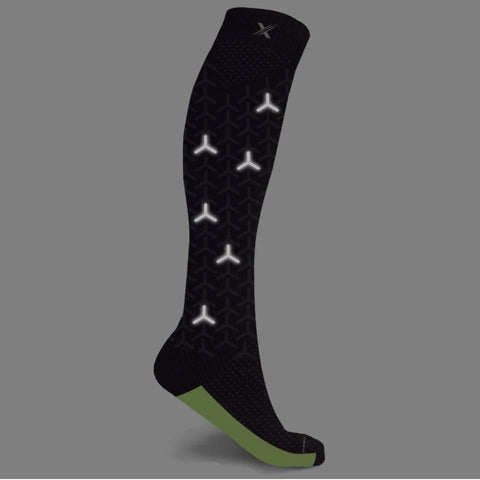 Reflective Knee High Compression Socks