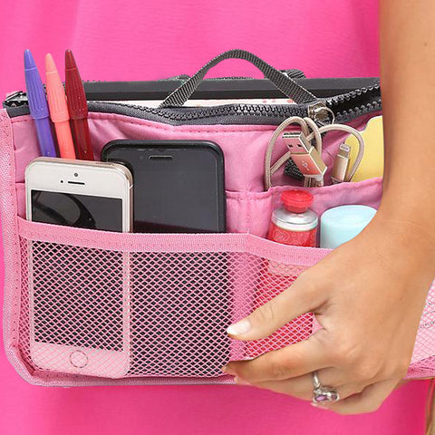 Travel Tote Handbag/Purse Insert Cosmetic Organizer