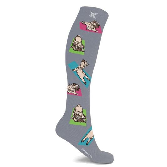 YOGA PUG COMPRESSION SOCKS