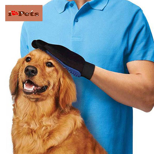 Magic Touch Five Finger Deshedding Glove