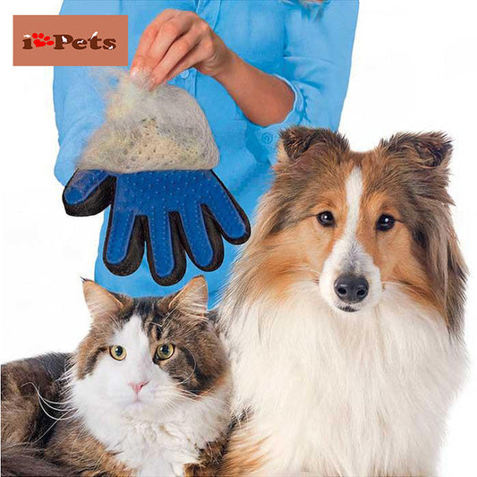 Magic Touch Five Finger Deshedding Glove