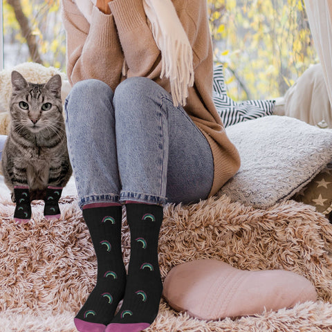 Pet & Owner Socks - Rainbow